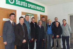 Naujiena - Vladas Garastas aplankė ir mūsų sporto mokyklą