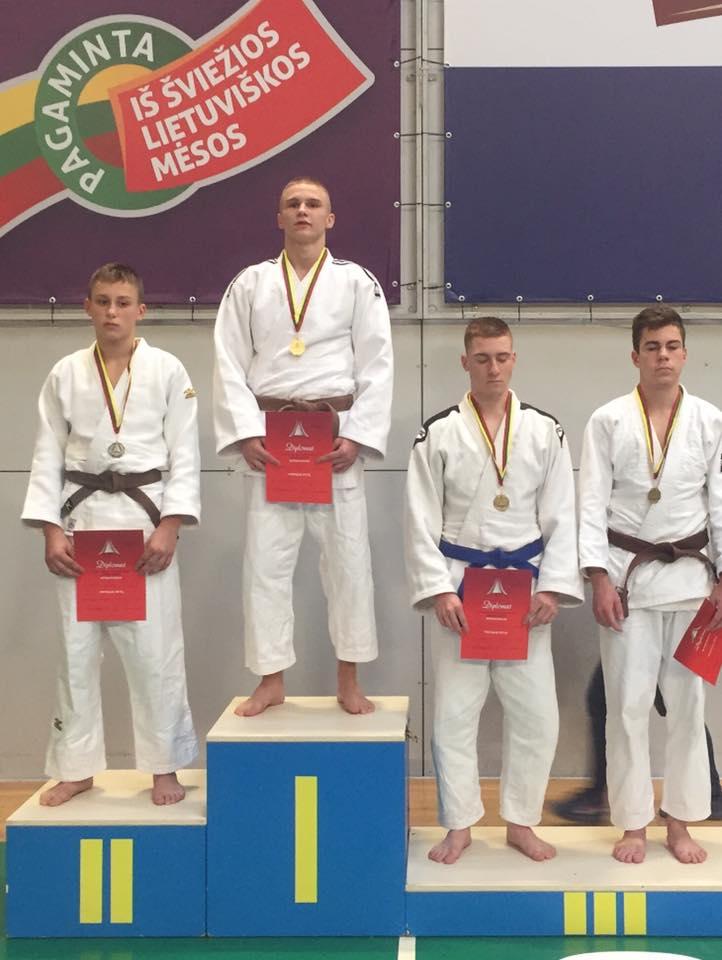 Iš dziudo žaidynių finalo parsivežta po vieną aukso, sidabro ir bronzos medalius