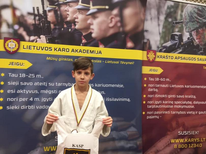 Dziudoistas J.Leškys - iš tarptautinio turnyro su bronzos medaliu