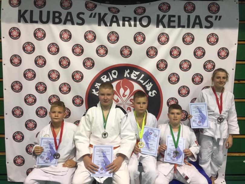 Penki medaliai iš tarptautinio dziudo turnyro Kaune 