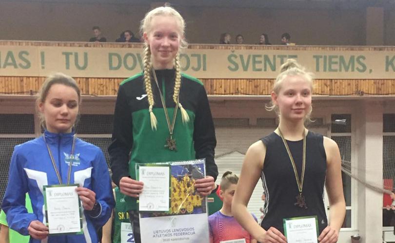 Goda Šiaudvytytė - nugalėtoja tarp jaunių. 