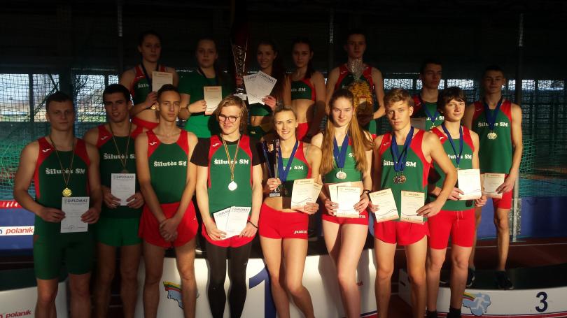 Lietuvos rajonų jaunių ir jaunimo lengvosios atletikos pirmenybėse šilutiškiai geriausi