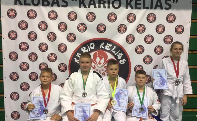 Penki medaliai iš tarptautinio dziudo turnyro Kaune 