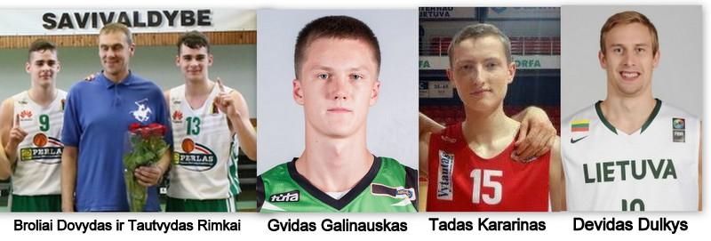 Mūsų krepšininkai - Lietuvos rinktinių kandidatų sąrašuose